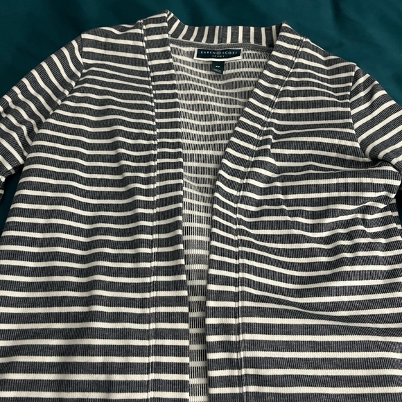 Karen Scott Open Front Cardigan - Picture 6 of 6